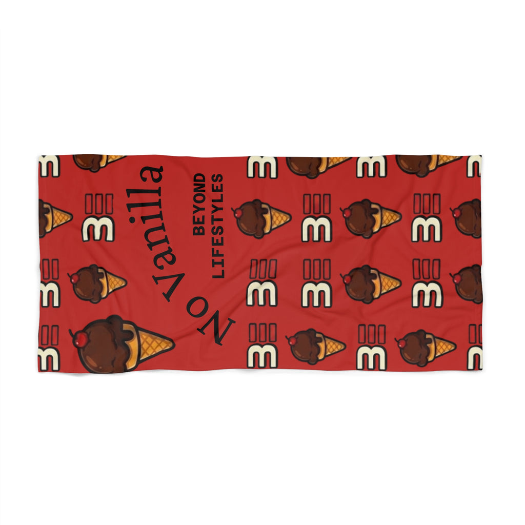 No Vanilla Beyond Lifestyles Beach Towel