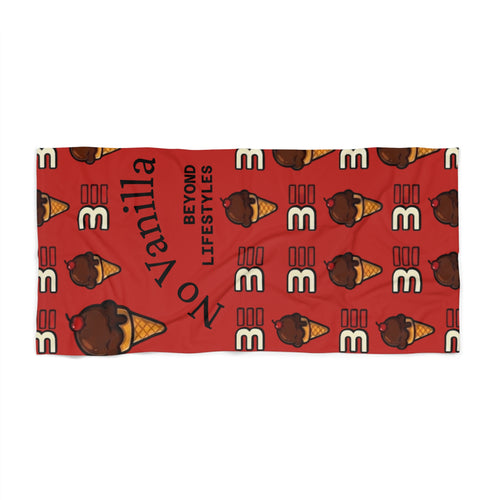 No Vanilla Beyond Lifestyles Beach Towel