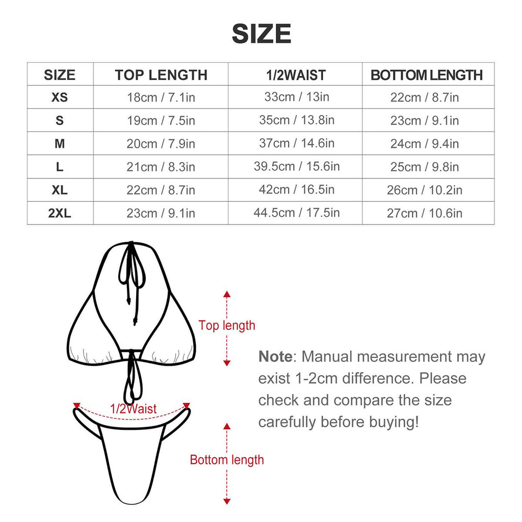 Thong Bikini With Beyond Logo on left side